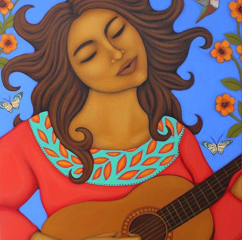 LuaLuna: La Femme Vibrante
Peinture de Tamara Adams